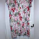 Croft & Barrow  Size 4x Pink/Green Floral Polyester/Spandex Night Gown Photo 5