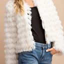 ee:some Shaggy Layered Faux Fur Jacket Photo 0