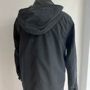 Haute Monde Black Windbreaker Jacket Photo 4