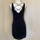 CDC Wear Vintage Women’s Sz 6 Strappy Back Fitted Little Black Party Dress Photo 3