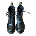 Dr. Martens  1460 Smooth Leather Lace Up Boots Black Ladies size 6 Photo 3