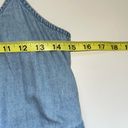 American Eagle 100% Cotton Light Wash Chambray Denim Mini Dress Photo 8