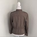 Classiques Entier  Woman’s Wool Blend Brown Tweed Coat Size Medium Photo 3