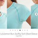 Lululemon Swiftly Tech Short Sleeve- Angel Blue Photo 2