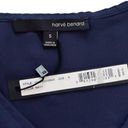 Harvé Benard Harve Benard Blouse Navy Scoop V-Neck Keyhole Sleeveless Top Blouse Small NEW Photo 1