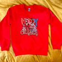 Gildan Vintage Unisex Southwestern Christmas Crewneck Sweater, Boho, Red, Sweatshirt Photo 0