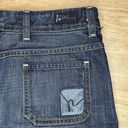 Citizens of Humanity  Denim Skirt Button Front Knee Length Dark Blue Womens 28 Photo 6