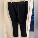 Elizabeth and James  Size XL Front Pleat Black Flare Leg Pants Photo 4