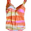 Gottex  One Piece Swimsuit in Painted Desert Orange Pink Gold Women’s Size 22W Photo 11