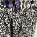 Miley Cyrus  Max Azria Animal Print Sheer Short Sleeve Kimono Tunic Size L Photo 2