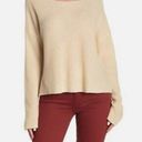 360 Cashmere  yellow/beige light weight knit cashmere pullover sweater Sz XS $334 Photo 0