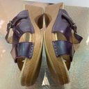 Dansko  'Sela' purple Criss Cross Leather clogs Sandals Size 40 Photo 8