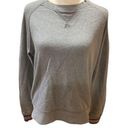 American Eagle  Pullover Sweatshirt, Grey with Maroon Stripes, 100% Cotton, XS Photo 0