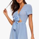 Front Tie Romper Blue Size M Photo 1