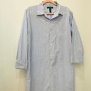 Ralph Lauren Lauren ® Blue white Stripe Sleepshirt sz small. Photo 5