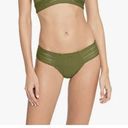 Robin Piccone  Perla Crochet Bikini Bottoms In moss size Medium $78 NEW Photo 0