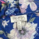 Sofia Vergara Sofia Jeans by  Women’s Cap Sleeve Ruffle Peplum Wrap Top Size XL Photo 4