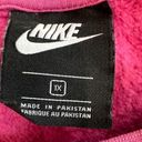 Nike  hot pink logo cropped sweatshirt, excellent condition, size 1X Photo 3