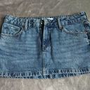 MNG Jeans Jean Mini Skirt Photo 0
