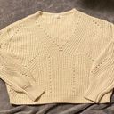 moon&madison NWOT cream cropped sweater Photo 0