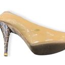 Fendi  FF Women’s Patent Leather Beige Heels, 38 Photo 2