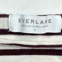 Everlane  Long Sleeve Striped‎ Shirt Womens Small Photo 3