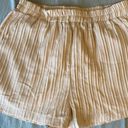 Frenchy Plisse Cami Top & Shorts Tan Size L Photo 3