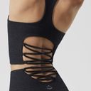 Beyond Yoga Black across the strap crop top Photo 1