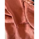 Mango  size small crewneck distressed revolve pullover sweatshirt burnt orange Photo 5