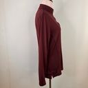 Peter Millar  Women's Maroon 1/3 Zip Golf Pullover Shirt Size Medium Photo 2