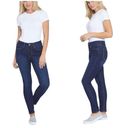 Seven7 NWT Womens  Seven 7 Tummyless High Rise Skinny Dark Rinse Jeans - Sz 16 Photo 1