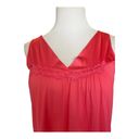 Vanity Fair  Chemise Coral Floral‎ Pink Slip Medium Photo 3