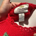 Ugly Christmas Sweater Vintage 90’s Tiara Petites  with jingle bells size M Photo 6