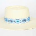 Lack of Color NWOT  Boho Azure Lolita Ivory Boater Hat (beach hat) | Size: Large Photo 8