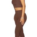 Naked Wardrobe NWT  Chocolate Brown The Snatched In Leggings Photo 2