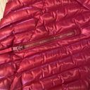 Talbots  Cherry Red Down-Filled Full Zip Puffer Vest Size S Small Petite Cozy Photo 2