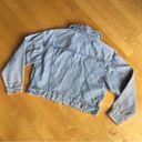 Wild Fable  Cropped, Slightly Distressed, Jean Jacket, Light Blue, Size XS, NWT Photo 2