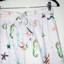 Hill House NWT  Purple The Skylar Pant Sea Creatures Size Small Photo 4