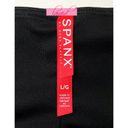 Spanx Faux Leather Pencil Skirt Very Black High-Waist Shiny Stretchy Edgy Midi Photo 10