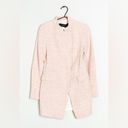 ZARA  Pale Soft Pink Snap Button Tweed Jacket Photo 10