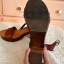 Big Buddha  Brown Leather Chunky Heels 8 Photo 4