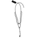 Givenchy | NWT Double Layered Crystal Rhodium Pave Y-Necklace Photo 13