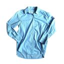 Abercrombie & Fitch  90s Oversized Poplin Button-Up Shirt Light Blue Size XS Photo 5