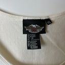 Harley Davidson Vintage Y2K  Tank Top Womens White XL Extra Large Studs Cotton Photo 10