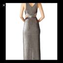 Halston Heritage  antique silver gown Photo 2