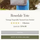 Patricia Nash  Rosedale Tote Vintage Vegetable Tanned Cavo Tooled New With Bag Photo 5