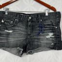 AG Adriano Goldschmied  The Bonnie Relaxed Raw Cut  Short Size 32 Photo 2