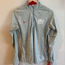 Nike  UNLV Dri-Fit Long Sleeve Athletic Grey and Red Quarter Zip Las Vegas Medium Photo 0