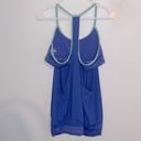 Nike Women’s  Textured Stripe Tankini in blue swim Photo 2