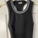 Hollister Black and White Sleeveless Racerback Bodycon Dress size XS Photo 3